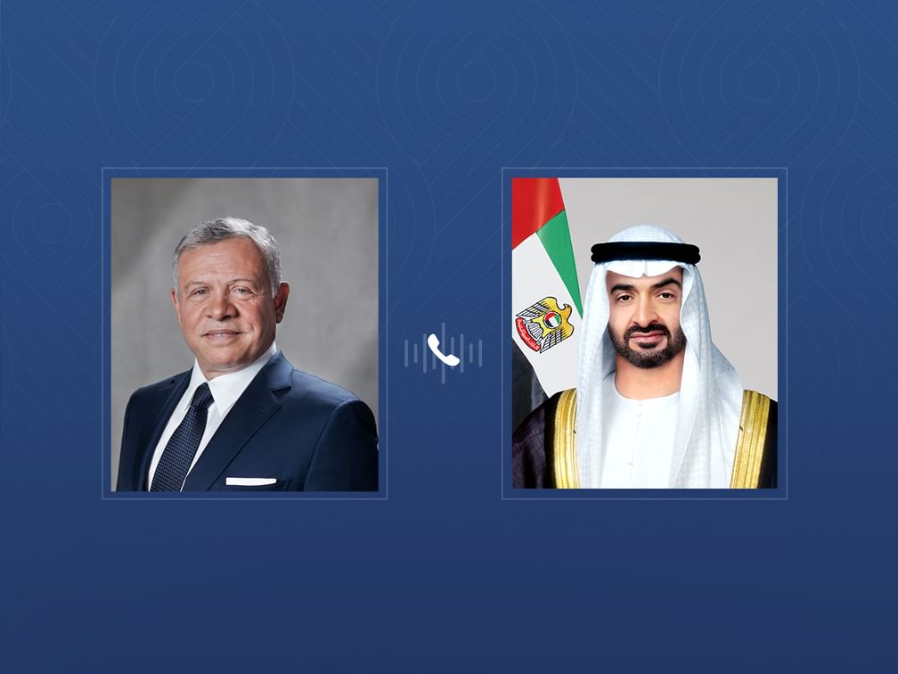 رئيس الدولة يعزي هاتفيا ملك الأردن في ضحايا استهداف كنيسة في الكرك 