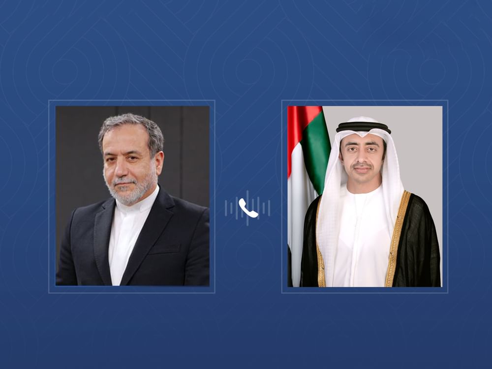Abdullah bin Zayed recibe una llamada del ministro de Exteriores iraní