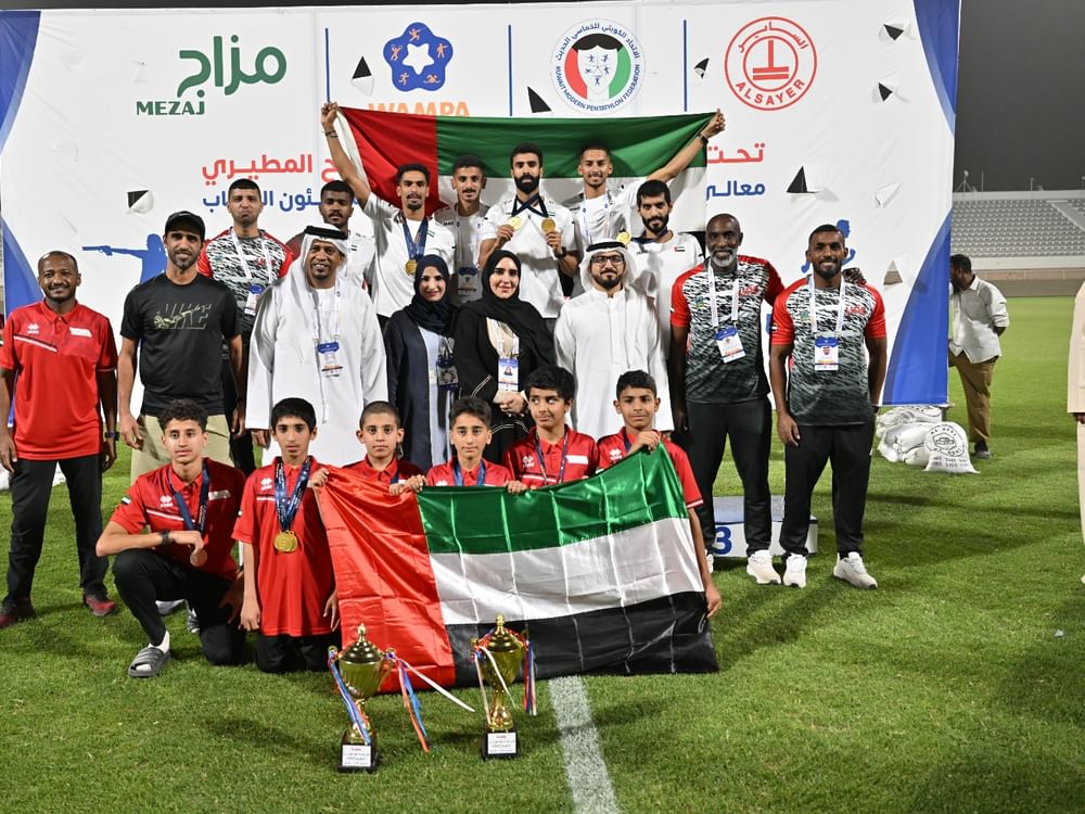 منتخب الإمارات يحصد 7 ميداليات ببطولة