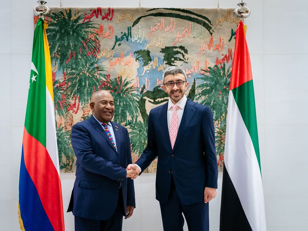 Abdullah bin Zayed meets President of the Union of the Comoros in New York