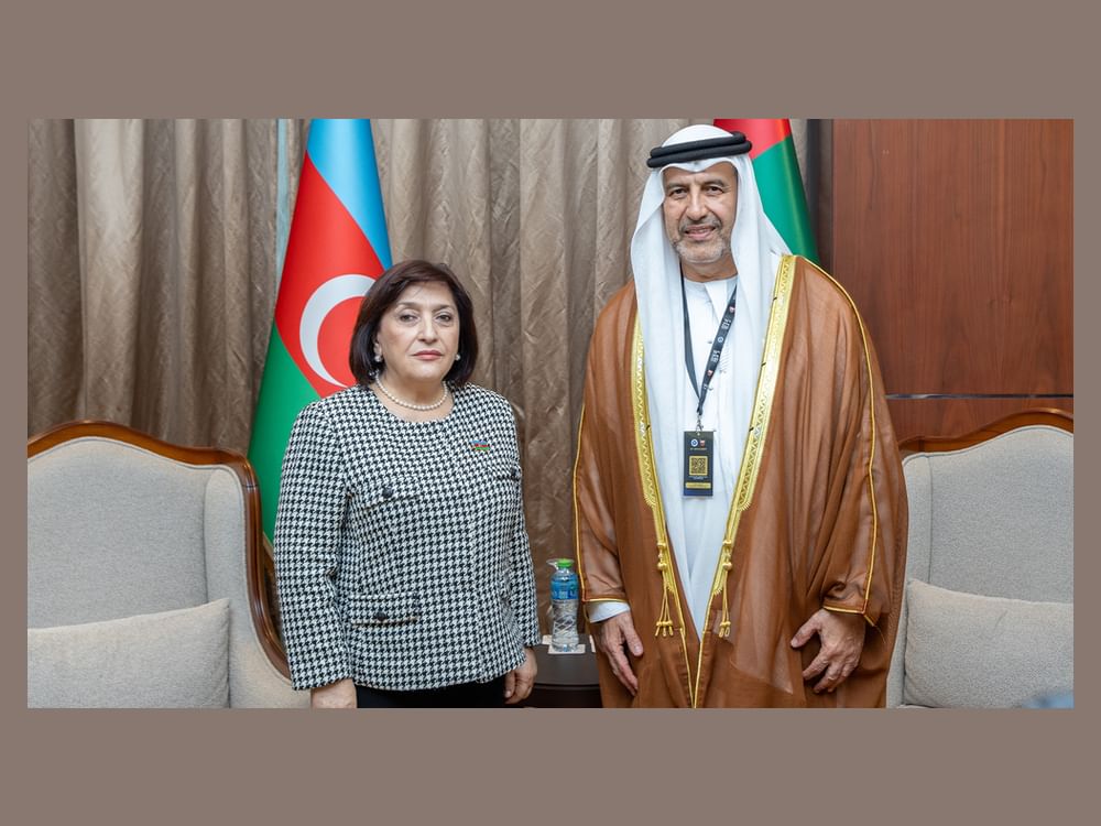 "الوطني الاتحادي" يلتقي رئيسة الجمعية الوطنية في أذربيجان على هامش الآسيوي بالبحرين