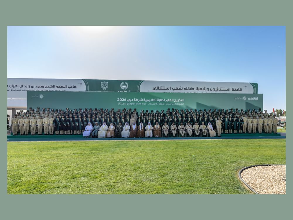 برعاية محمد بن راشد.. حمدان بن محمد يشهد حفل تخريج طلبة أكاديمية شرطة دبي