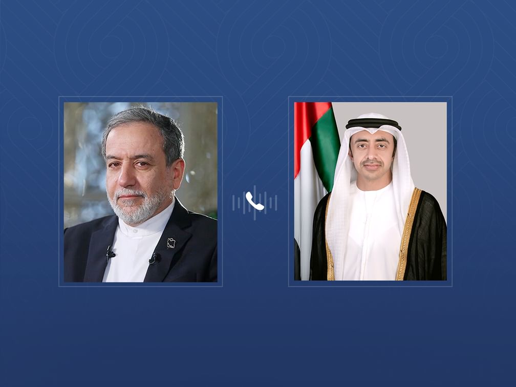 Abdullah bin Zayed conversa por teléfono con el ministro de Asuntos Exteriores de Irán