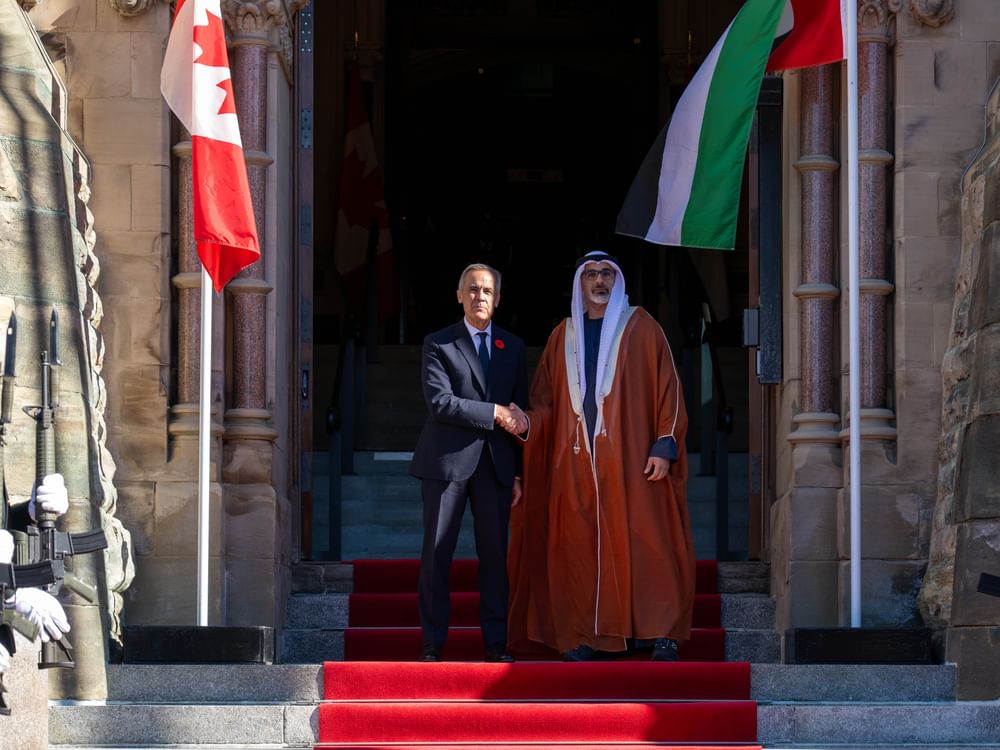 Crown Prince of Abu Dhabi, Prime Minister of Canada discuss strengthening strategic partnerships, expanding bilateral cooperation