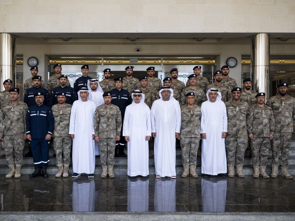 Hazza bin Zayed visits Al Ain Police Directorate, reviews development programmes, security readiness