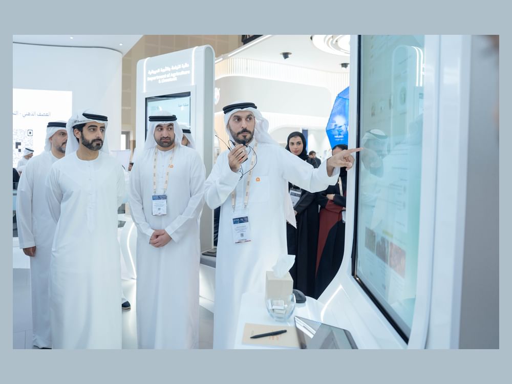 Salem Al Qasimi visits Sharjah Government Pavilion at GITEX Global