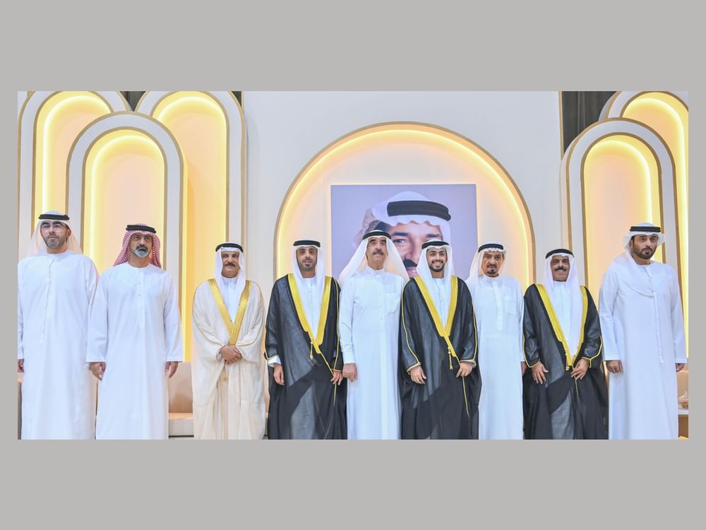 حاكما عجمان وأم القيوين والشيوخ يحضرون أفراح النعيمي والقمزي والشامسي