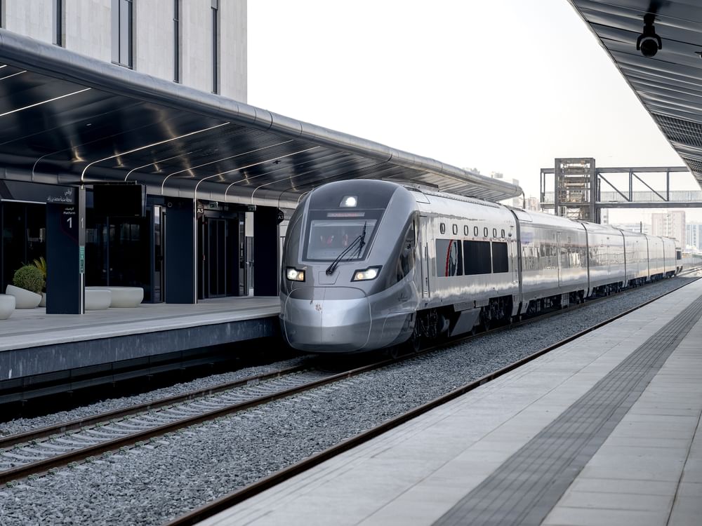 First Etihad Rail passenger service arrives from Fujairah in Abu Dhabi