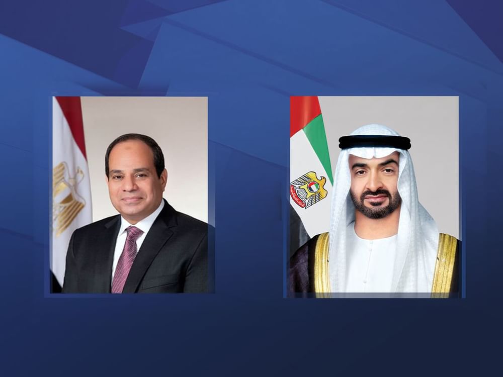 UAE and Egyptian Presidents hold meeting to discuss bilateral relations