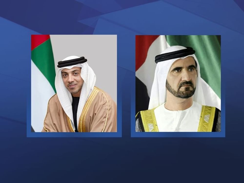 محمد بن راشد ومنصور بن زايد يهنئان رئيس وزراء مملكة تايلاند