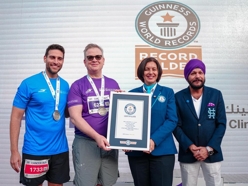 Cancer Run™ 2026 bat un record du monde Guinness à Abou Dhabi