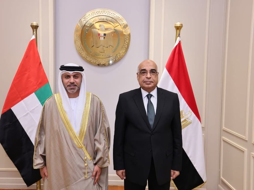 سفير الإمارات يبحث مع وزير العدل المصري تعزيز التعاون القانوني والقضائي