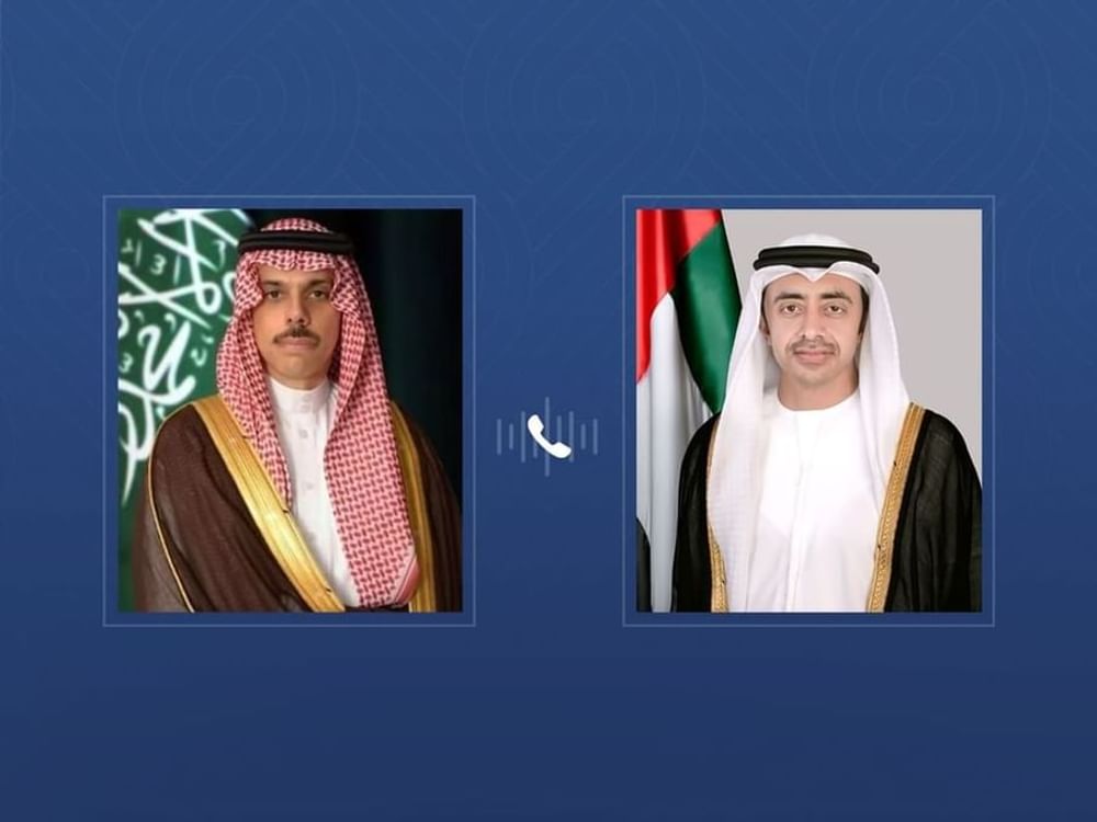 Abdullah bin Zayed, Saudi Foreign Minister discuss regional developments by phone