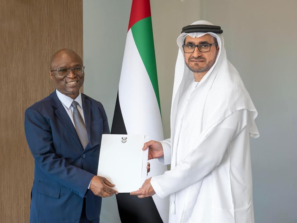 MoFA Undersecretary receives credentials copy from Ambassador of Republic of South Africa