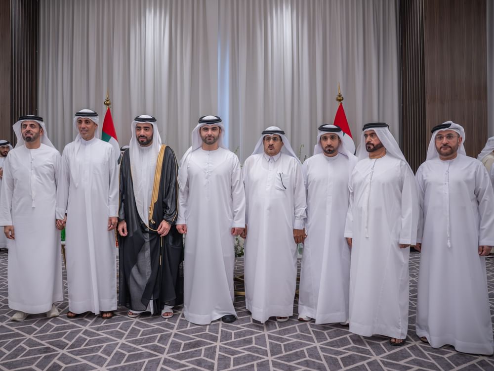 منصور بن محمد يحضر أفراح المنصوري والفلاسي