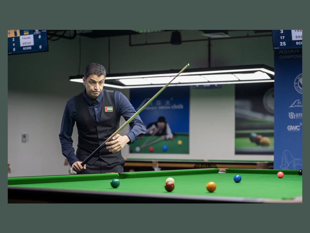 شهاب يتأهل إلى ربع نهائي بطولة آسيا للسنوكر 
