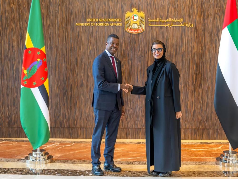 Noura Al Kaabi meets Minister of Foreign Affairs of Commonwealth of Dominica