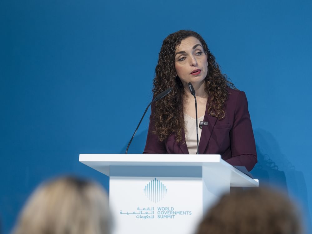 ضمن "قمة الحكومات"/ رئيسة كوسوفو: "اقتصادات الجيل القادم" تُبنى بالابتكار والحوكمة لا بحجم الدولة وموقعها الجغرافي