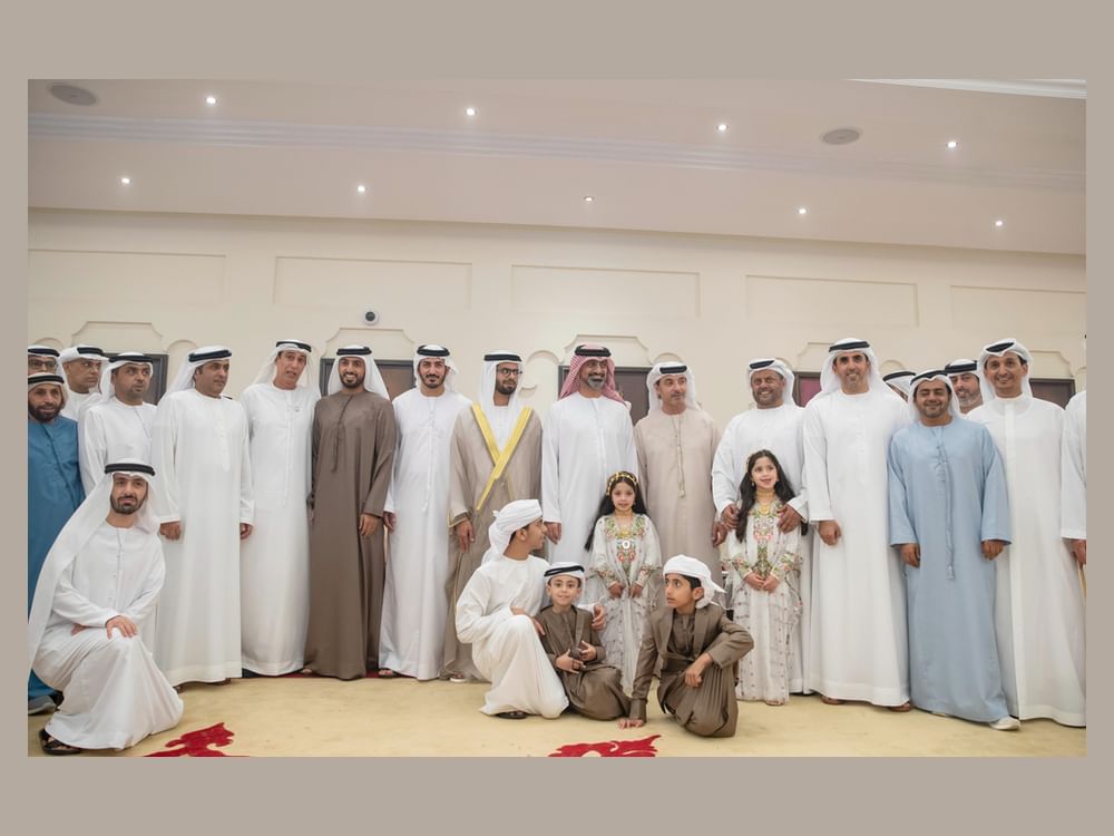  عمار  النعيمي وهزاع بن زايد  يحضران أفراح الرميثي والقبيسي