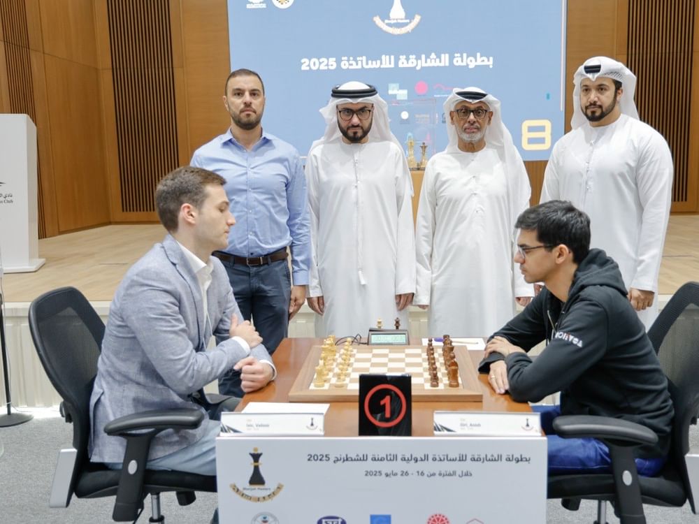 بطولة الشارقة الدولية لأساتذة الشطرنج تكسر حاجز المليون مشاهدة