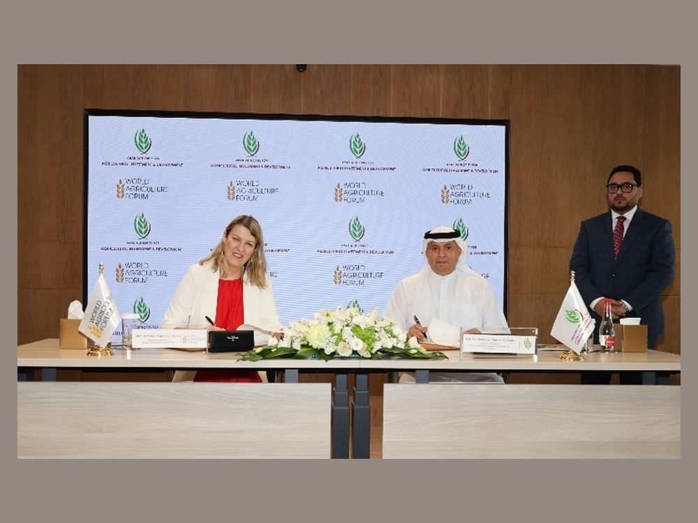 L’Organisation arabe pour l’investissement agricole et le Forum mondial de l’agriculture signent un mémorandum d’entente