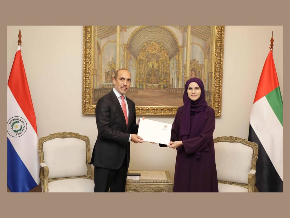 سفيرة الإمارات تقدم نسخة من أوراق اعتمادها إلى نائب وزير خارجية الباراغواي