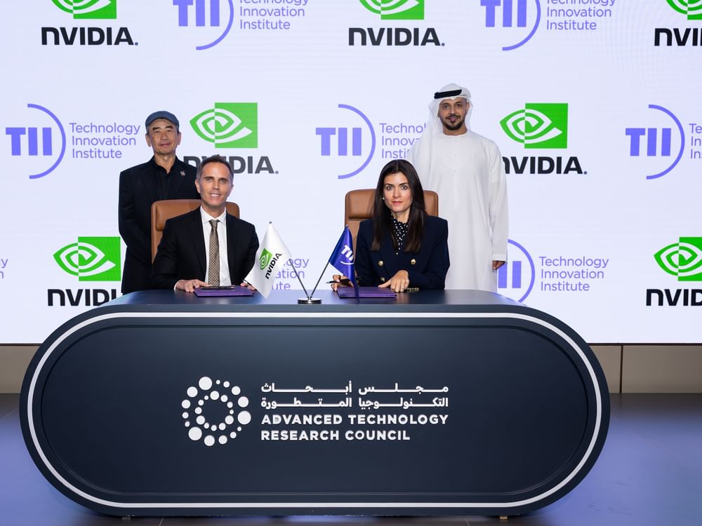 "الابتكار التكنولوجي" في أبوظبي وإنفيديا يطلقان أول مختبر مشترك للذكاء الاصطناعي والروبوتات بالشرق الأوسط