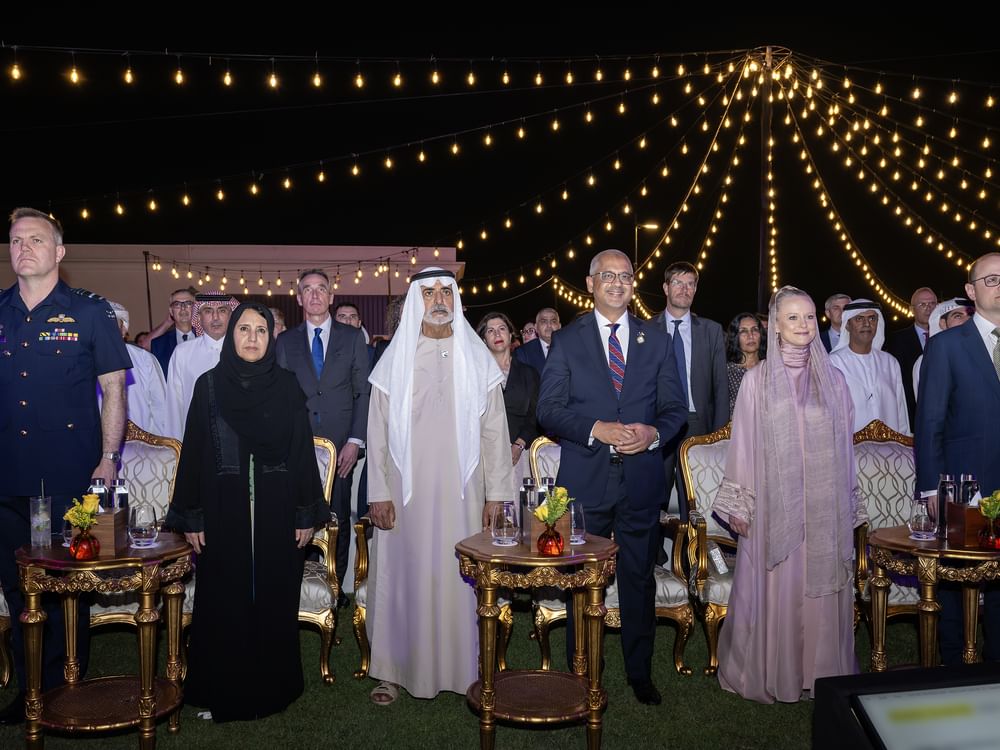 Nahyan bin Mubarak attends Australian Embassy reception marking 50 years of diplomatic relations