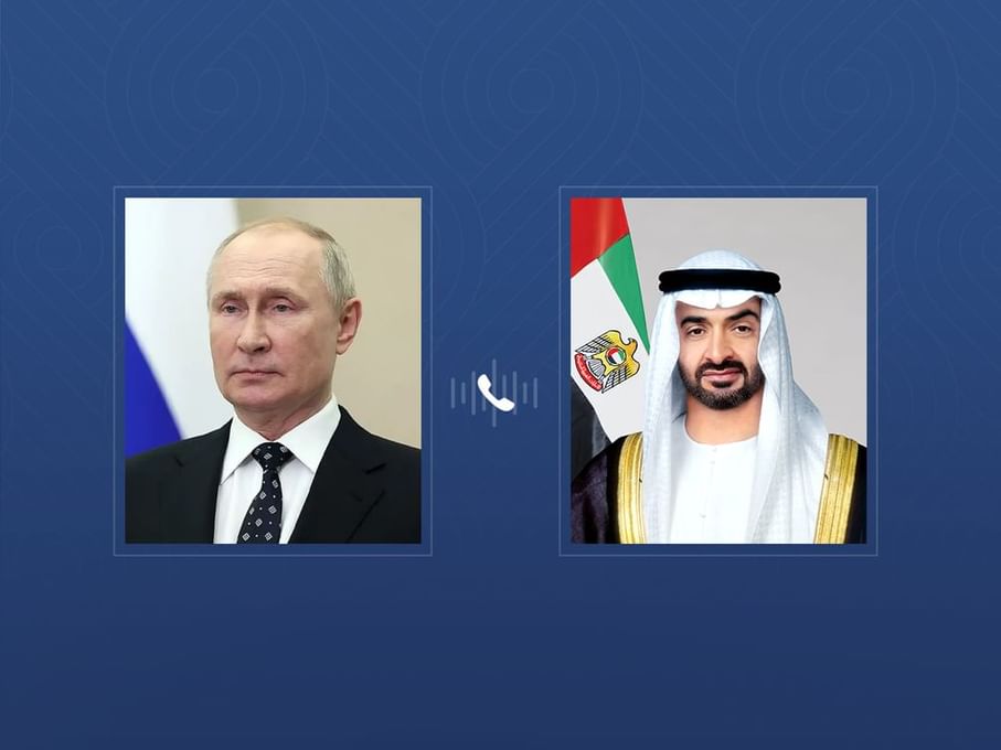 UAE President receives phone call from Russian President