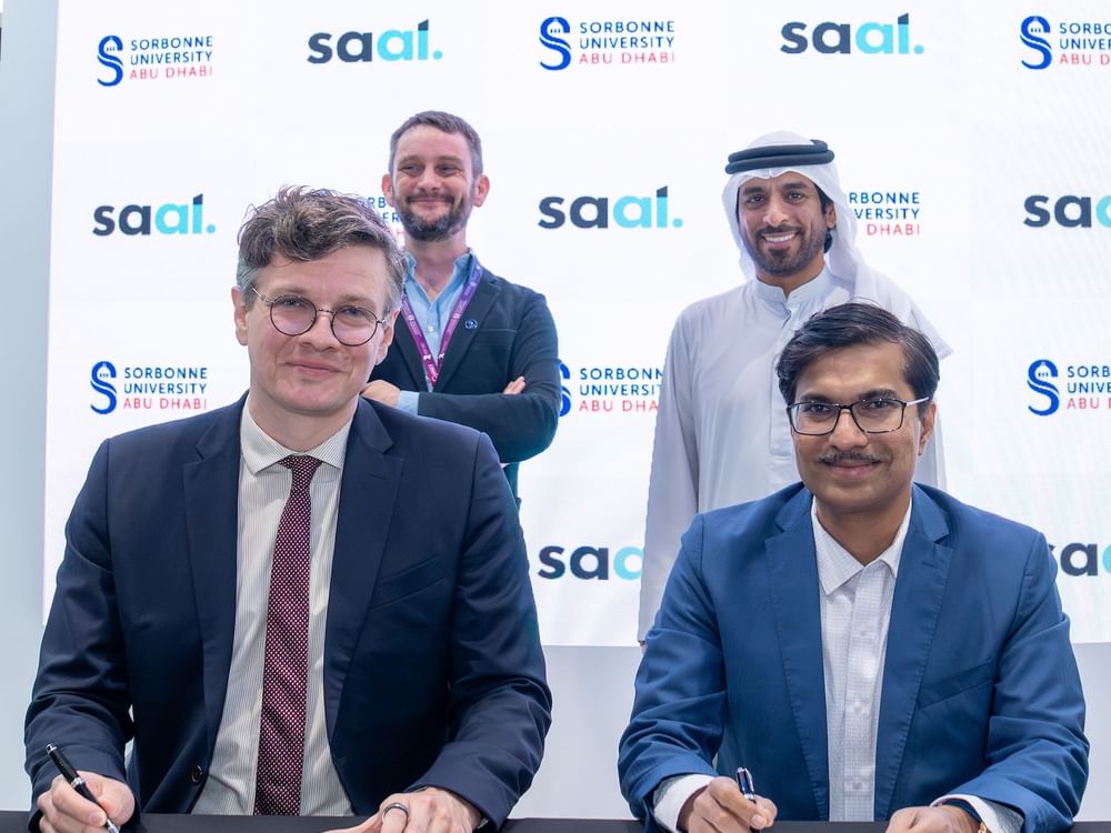 L’Université Sorbonne Abou Dhabi et Saal.ai concluent un accord pour stimuler l’innovation en IA