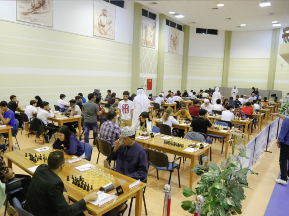 184 لاعباً من 34 دولة بالنسخة الـ 25 لبطولة دبي المفتوحة للشطرنج