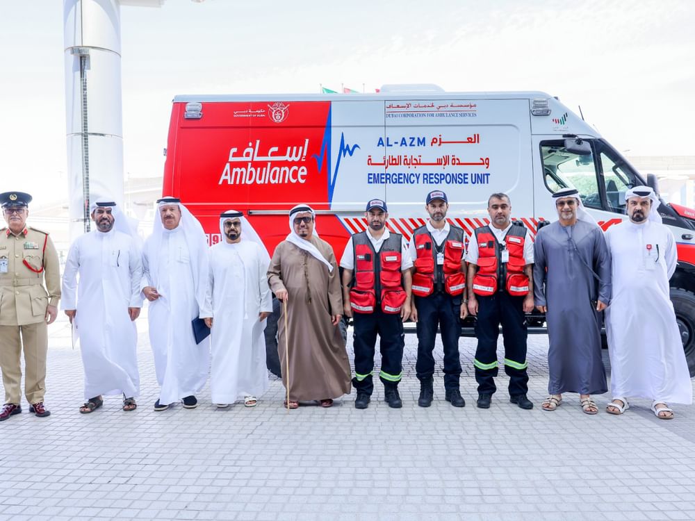مؤسسة دبي لخدمات الإسعاف تعرض أول منظومة إسعاف ميدانية إماراتية متعددة المهام