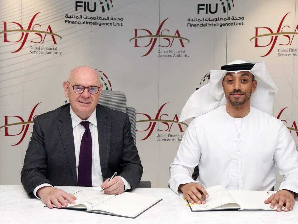DFSA, Financial Intelligence Unit sign MoU to strengthen collaborative action against financial crime