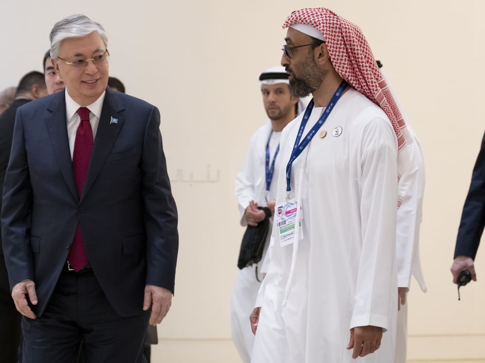 Tahnoun bin Zayed meets Presidents of Colombia and Kazakhstan