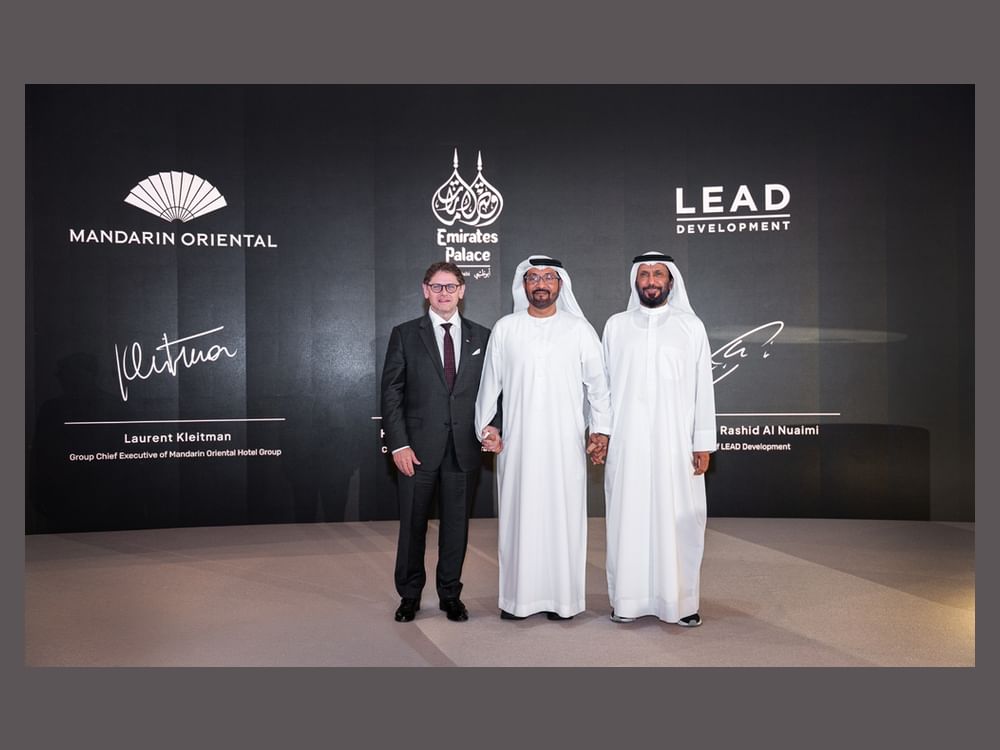 Emirates Palace Company, partners launch Emirates Palace, Mandarin Oriental Mansions Abu Dhabi