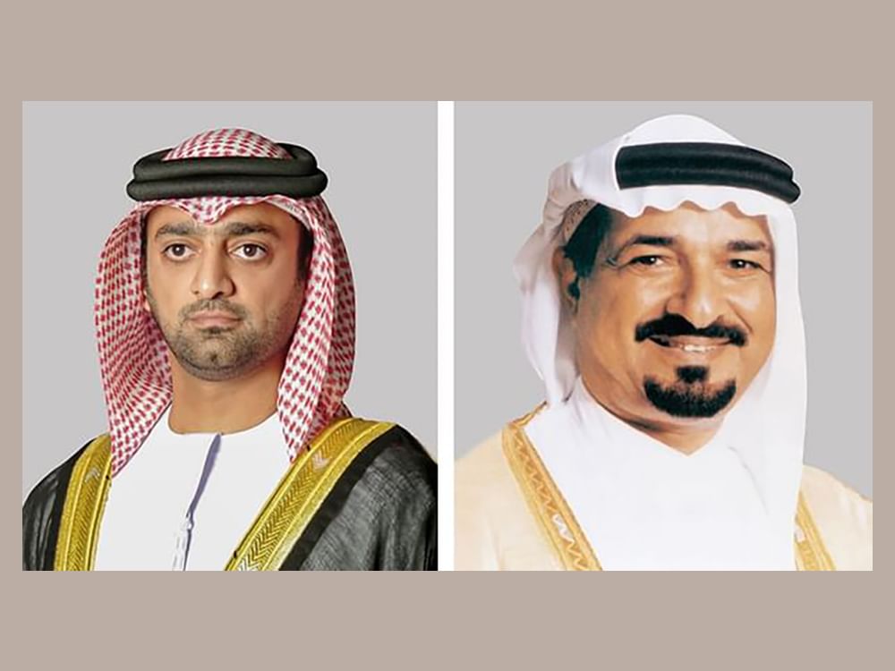 حاكم عجمان وولي عهده يهنئان ملك الأردن بذكرى استقلال بلاده