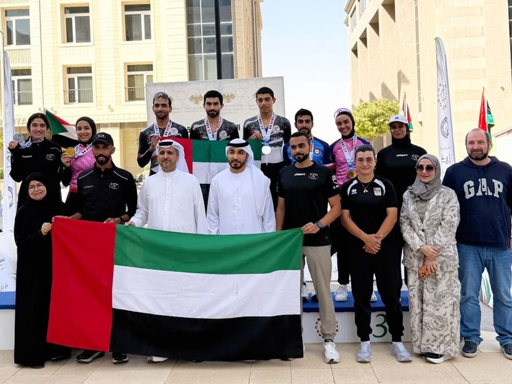 الإمارات تحصد 7 ميداليات جديدة في البطولة العربية للدراجات بسوريا