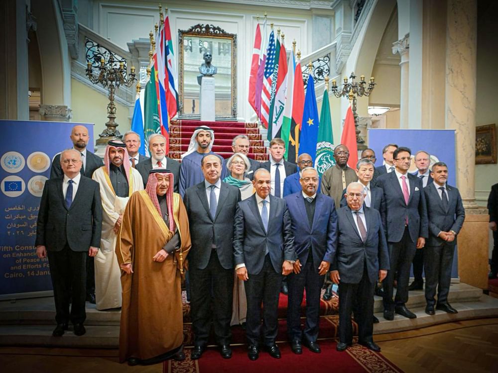 Shakhboot bin Nahyan participates in fifth consultative meeting on enhancing coordination of initiatives, peace efforts in Sudan