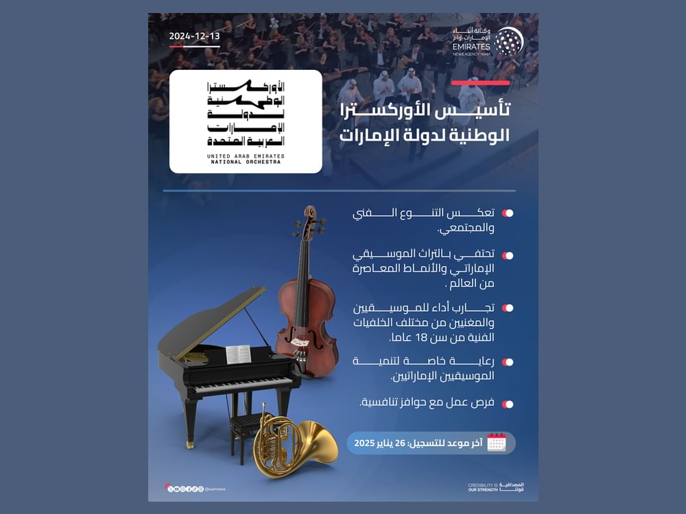 تأسيس الأوركسترا الوطنية لدولة الإمارات