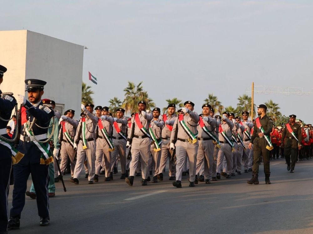 شرطة عجمان تحتفي بعيد الاتحاد الـ54