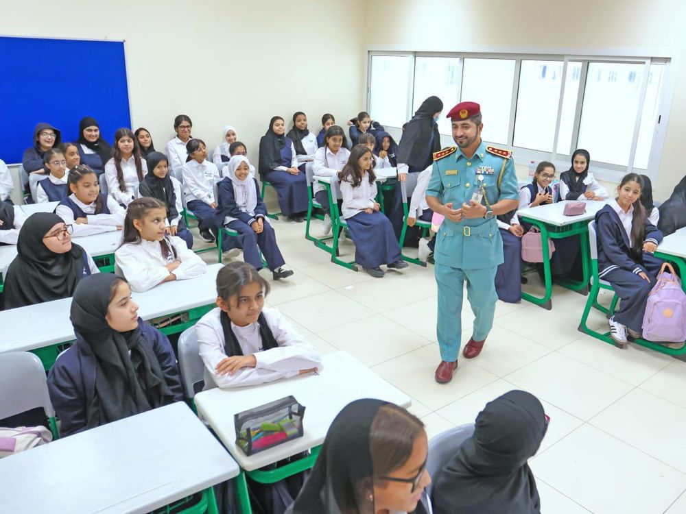 ‎شرطة عجمان تعزز دور الدورية المدرسية