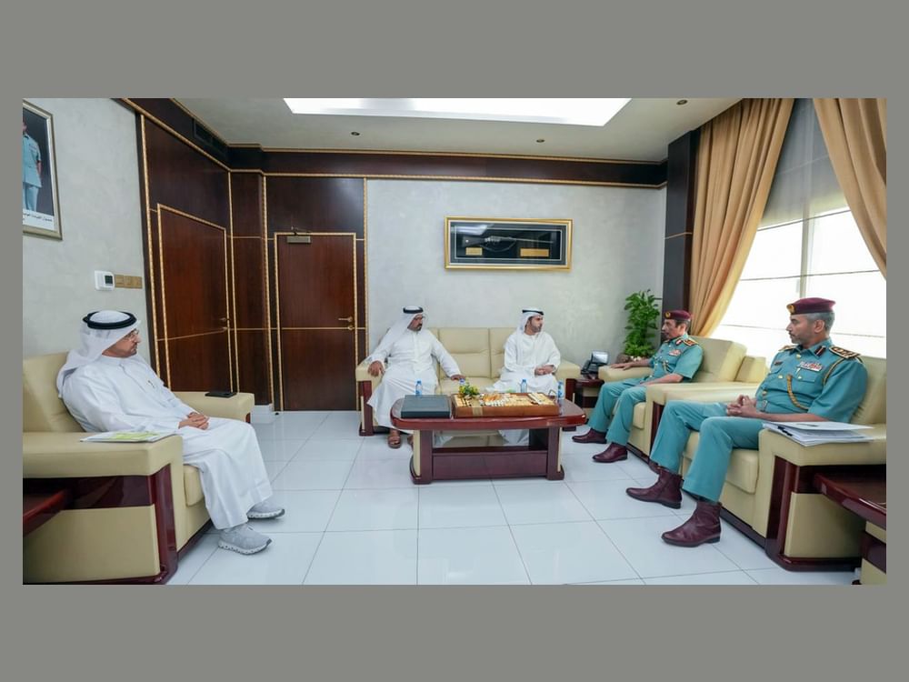 شرطة عجمان تبحث تعزيز التعاون مع دائرة التنمية الاقتصادية