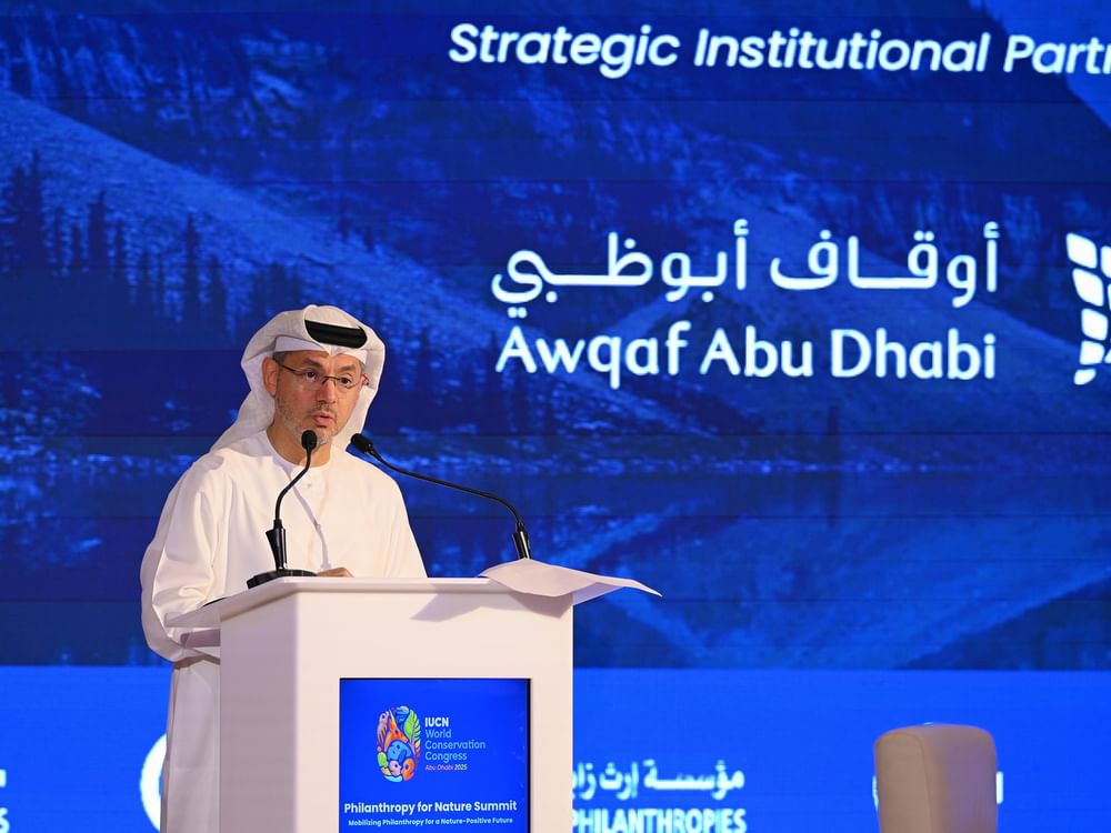 Awqaf Abu Dhabi showcases endowment-based impact at IUCN Philanthropy Summit 2025