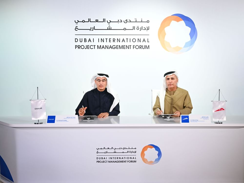 "طرق دبي" و"إعمار" توقعان اتفاقية توسعة محطة مترو برج خليفة / دبي مول 