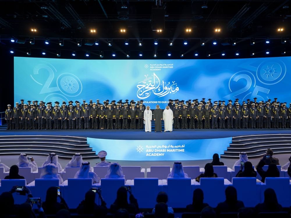 Khaled bin Mohamed bin Zayed attends graduation ceremony of Abu Dhabi Maritime Academy’s inaugural cohort