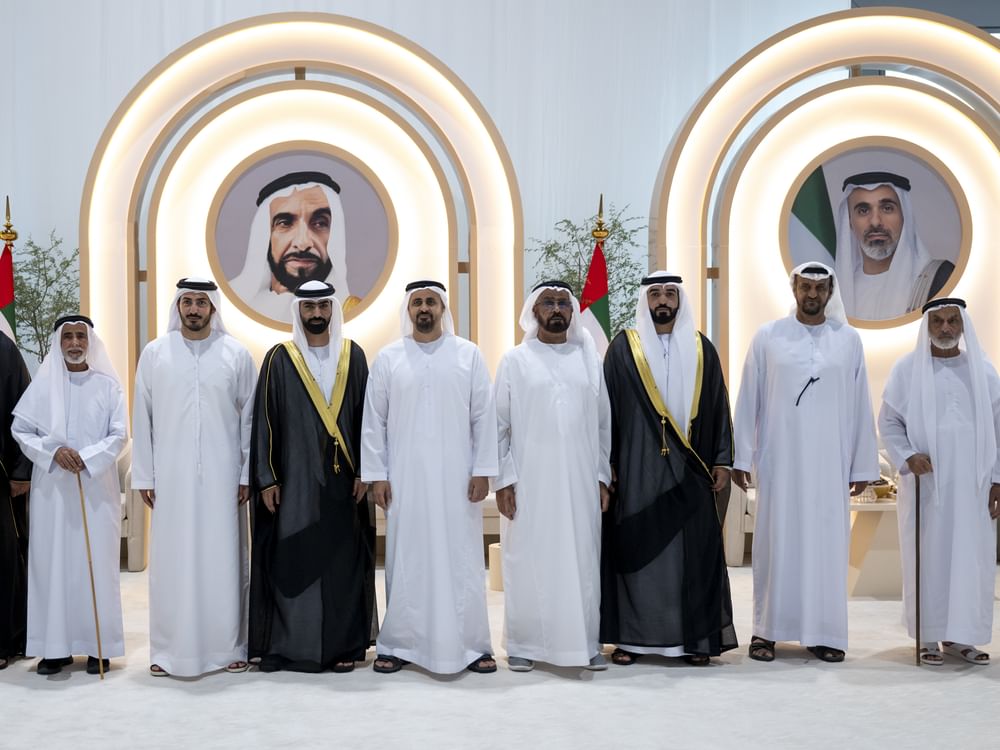 ذياب بن محمد بن زايد يحضر حفل استقبال بمناسبة أفراح الكتبي في أبوظبي