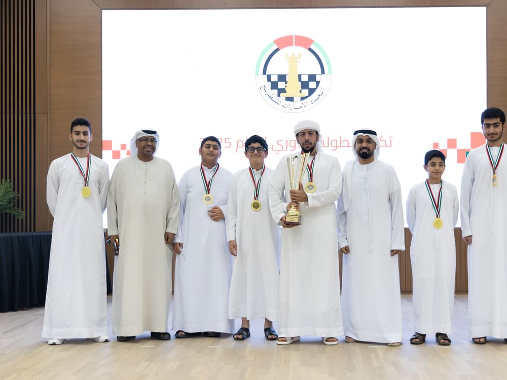 الشارقة يتوج بلقب الدوري العام للشطرنج