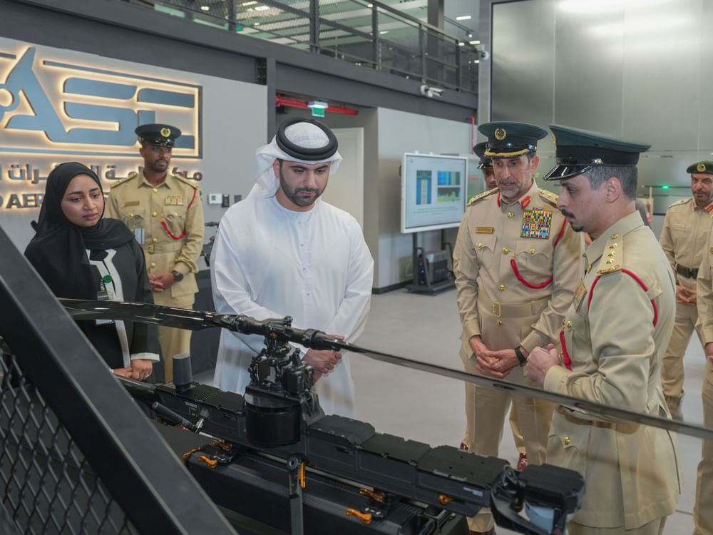 Mansoor bin Mohammed reviews Dubai Police’s UASC operations supporting predictive security, rapid response
