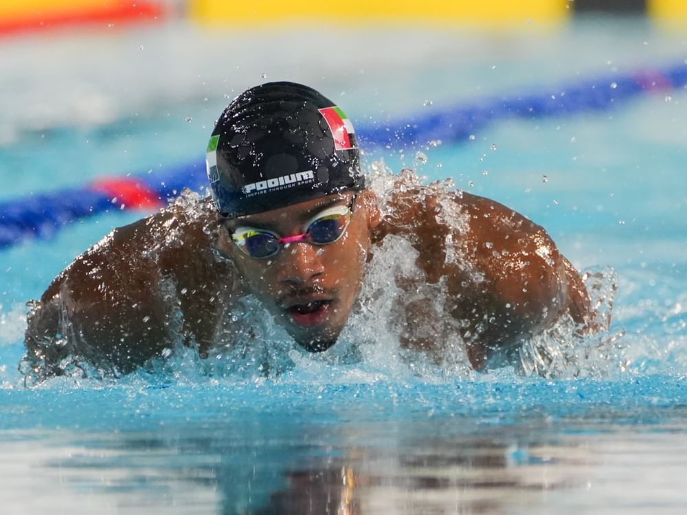 الإمارات ترفع رصيدها إلى 38 ميدالية ملونة في البطولة الخليجية للسباحة بأبوظبي