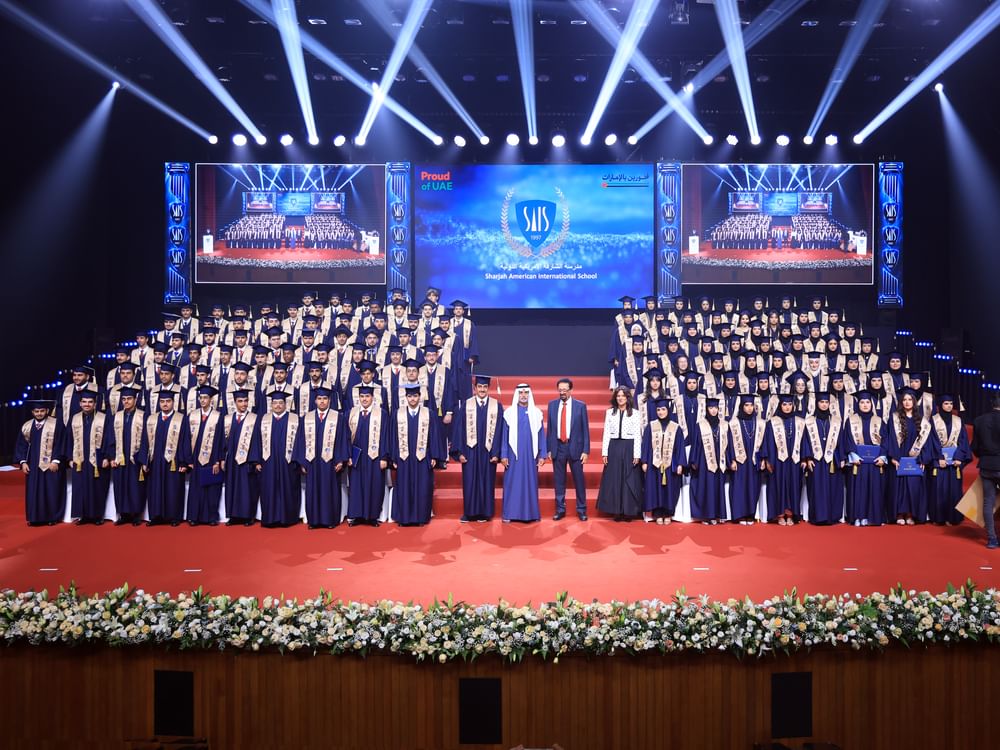 Nahyan bin Mubarak attends Sharjah American International Private School graduation ceremony